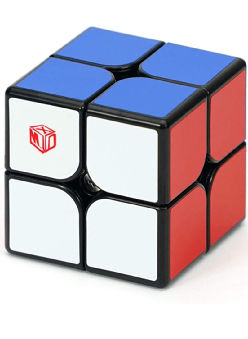 Qiyi X‑Man Flare 2x2 XMD Magnetic Speedcube Stickered – Adjustable Magnets, Smooth Turning 51mm Performance Cube, Lightweight 65g Puzzle Toy for Beginners & Speedcubers - Image 1